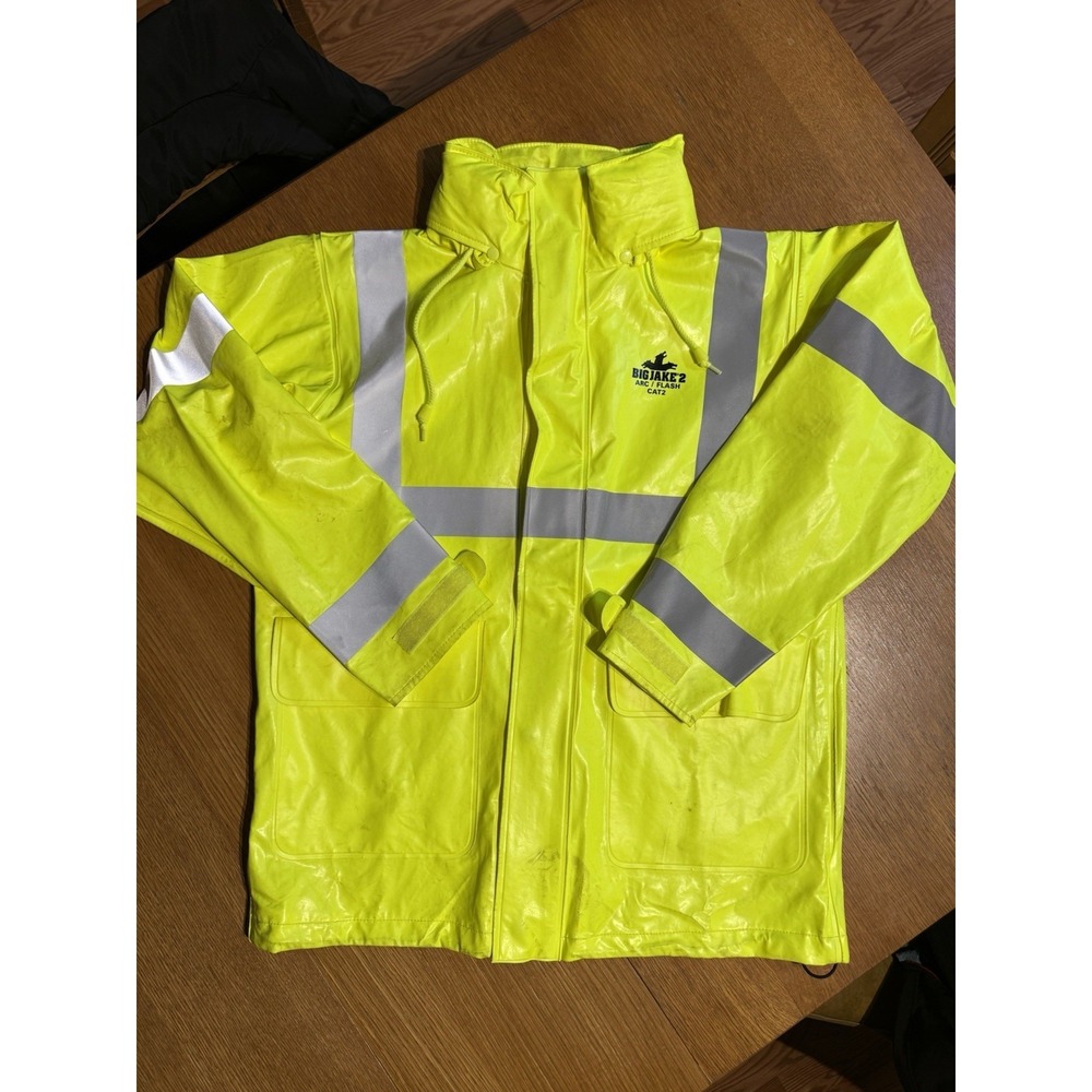 MCR Big Jake 2 FR Jacket CAT2 11 cal‎ Nomex ANSI Class 3 Hi Vis Coat M
